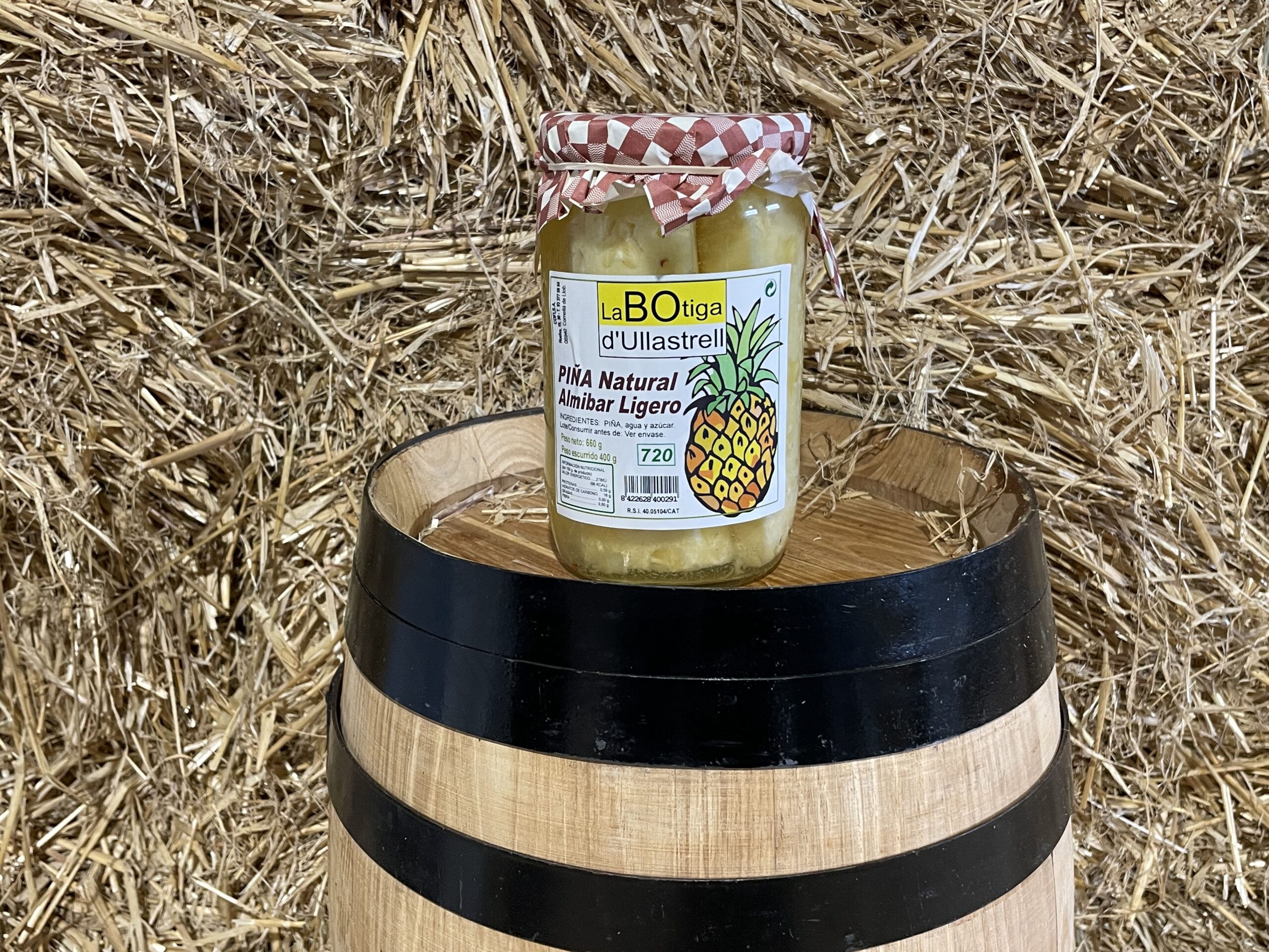 Natural Pineapple Almíbar Lleuger The Store of Ullastrell