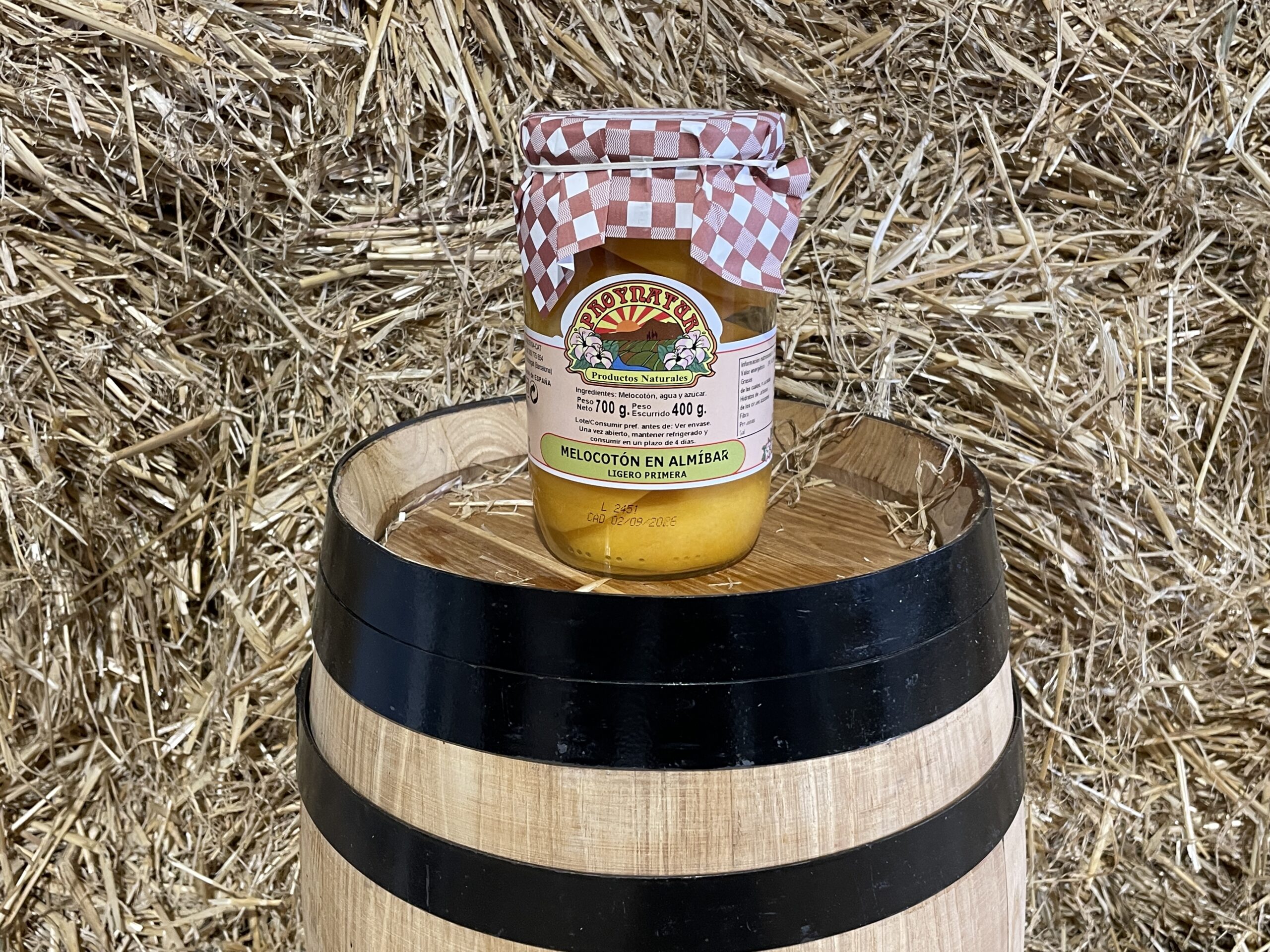 Peach with Proynatur Syrup 720g