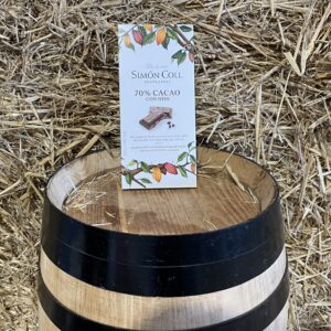 Chocolate with cocoa beans 70% Cocoa Simón Coll