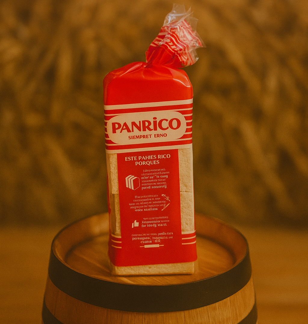 Panrico White Crustless Bread – Soft and fluffy bread, ideal for sandwiches and toast